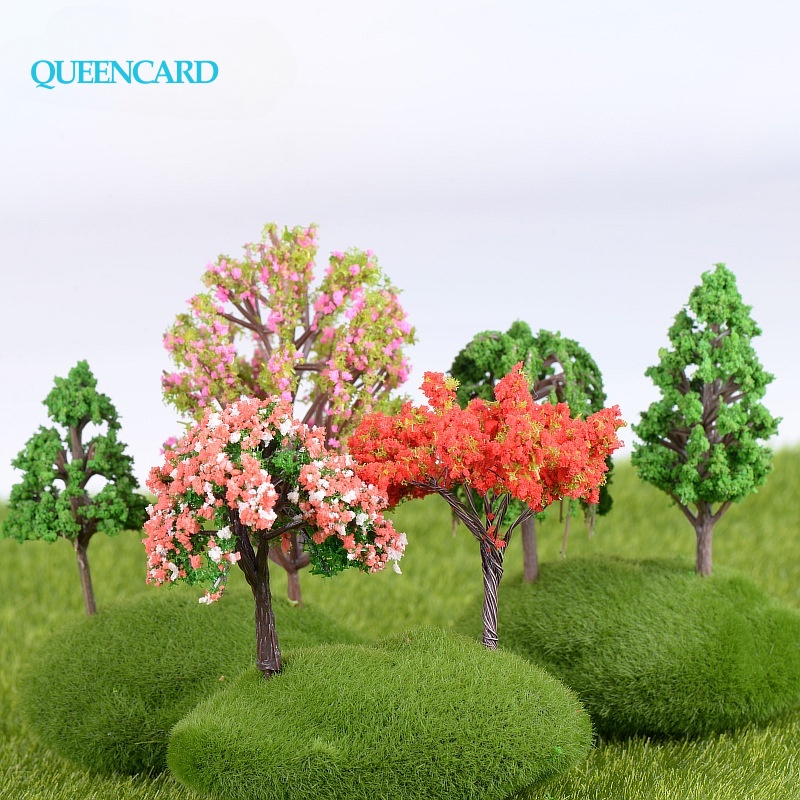 4 Pcs/Set Mini Árvore Estilo Múltiplo Fada Moss Micro Landscape Resina Artesanato Bonsai Figurine Miniaturas Jardim em Oferta na Shopee