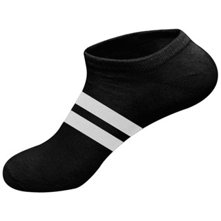 Meia M6 Cano Curto Algodão Preto - QLC SPORT