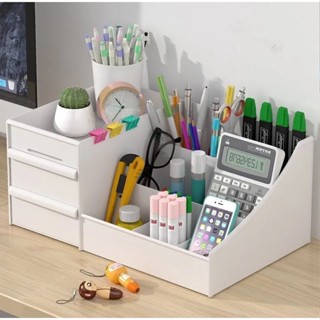 NOVO:Organizador de Mesa Multiuso para Escritório e Maquiagem