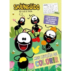 Livro tapete Smilinguido - Meu livrão de colorir