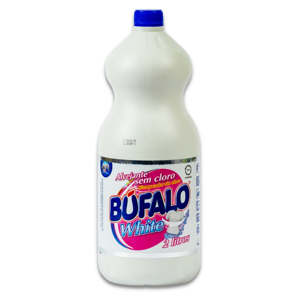 Alvejante Tira Manchas Sem Cloro White 2L Búfalo