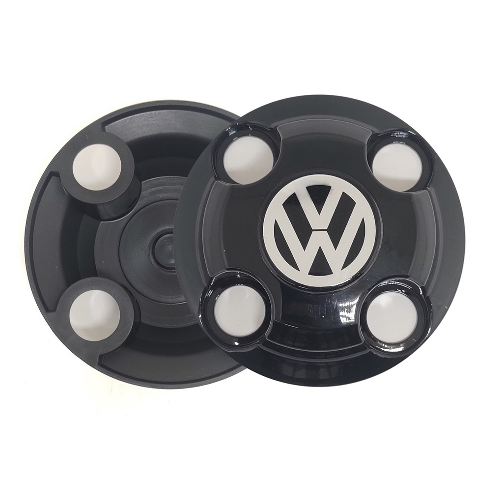 Kit 2 Calota Vw p/Roda de Ferro Aro 13 14 15 4X100