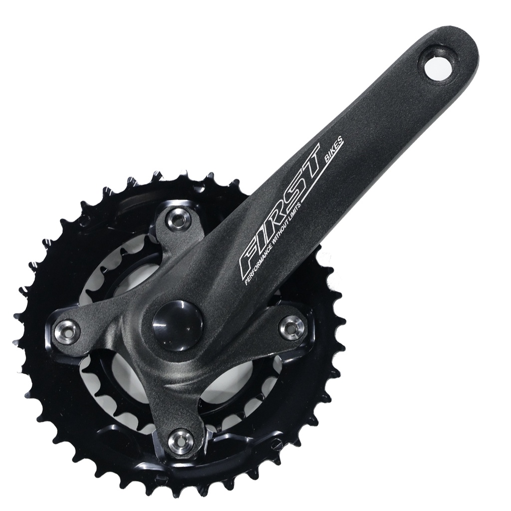 Pedivela Ponta quadrada  2x10V Bike Corrente 10v Bicicleta  (24/38Dentes 170mm) First Bikes
