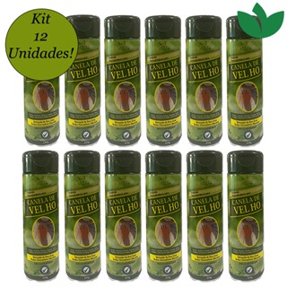 Kit 12 Unidades Pomada Massageadora Canela de Velho 220g San Jully Cosméticos