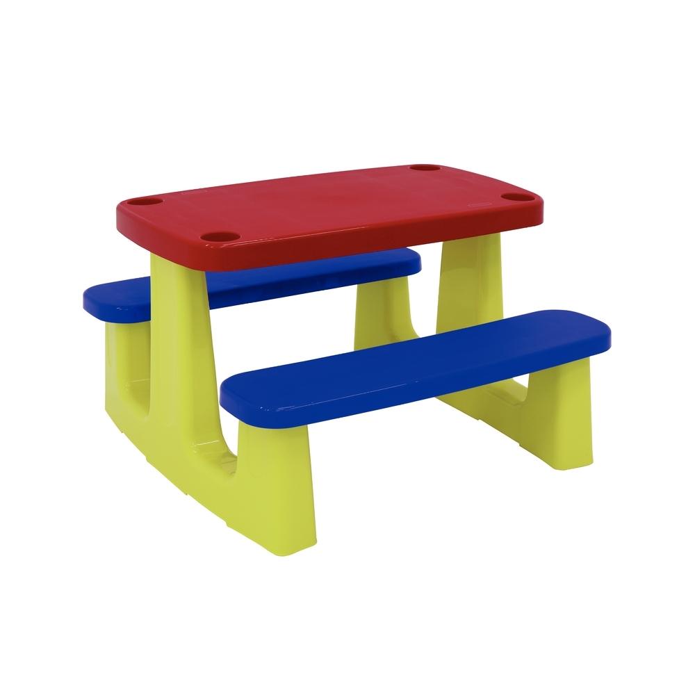 Mesa Infantil Picnic Colorida Em Polipropileno Tramontina em Oferta na Shopee