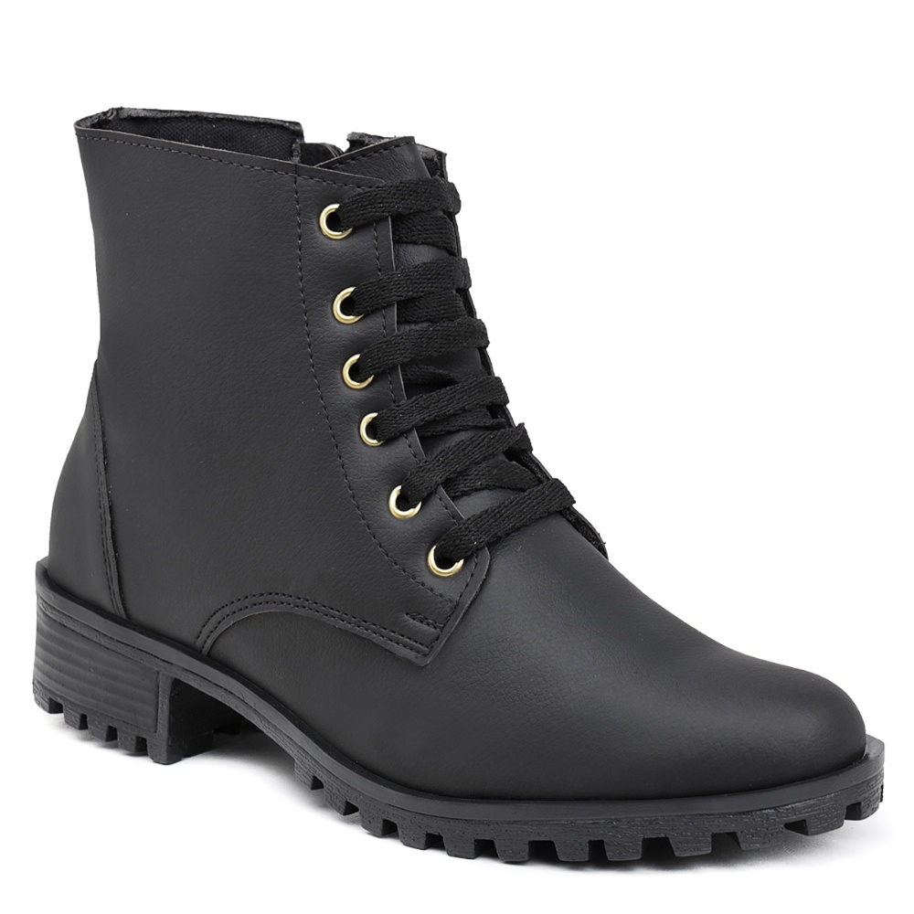 Coturno Mid Bota Cano Médio com Ajuste em Cadarço em Oferta na Shopee