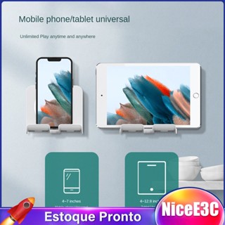 NiceE3C Suporte De Parede Para Celular, Suporte Para Tablet De Parede, Suporte Para Celular De Dupla Finalidade, Suporte Para Haste Autoadesiva