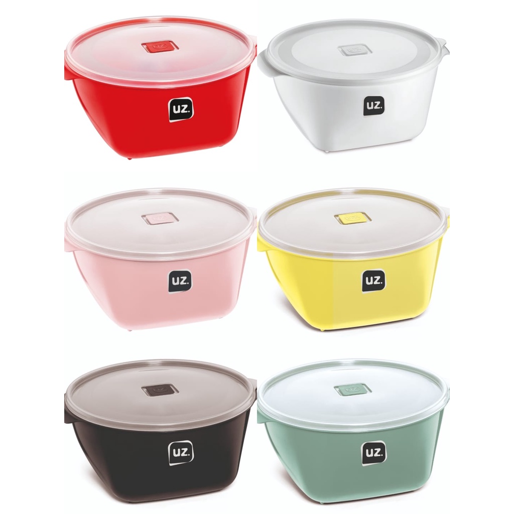 Pote Redondo 4 Litros Tampa Transparente Uz em Oferta na Shopee