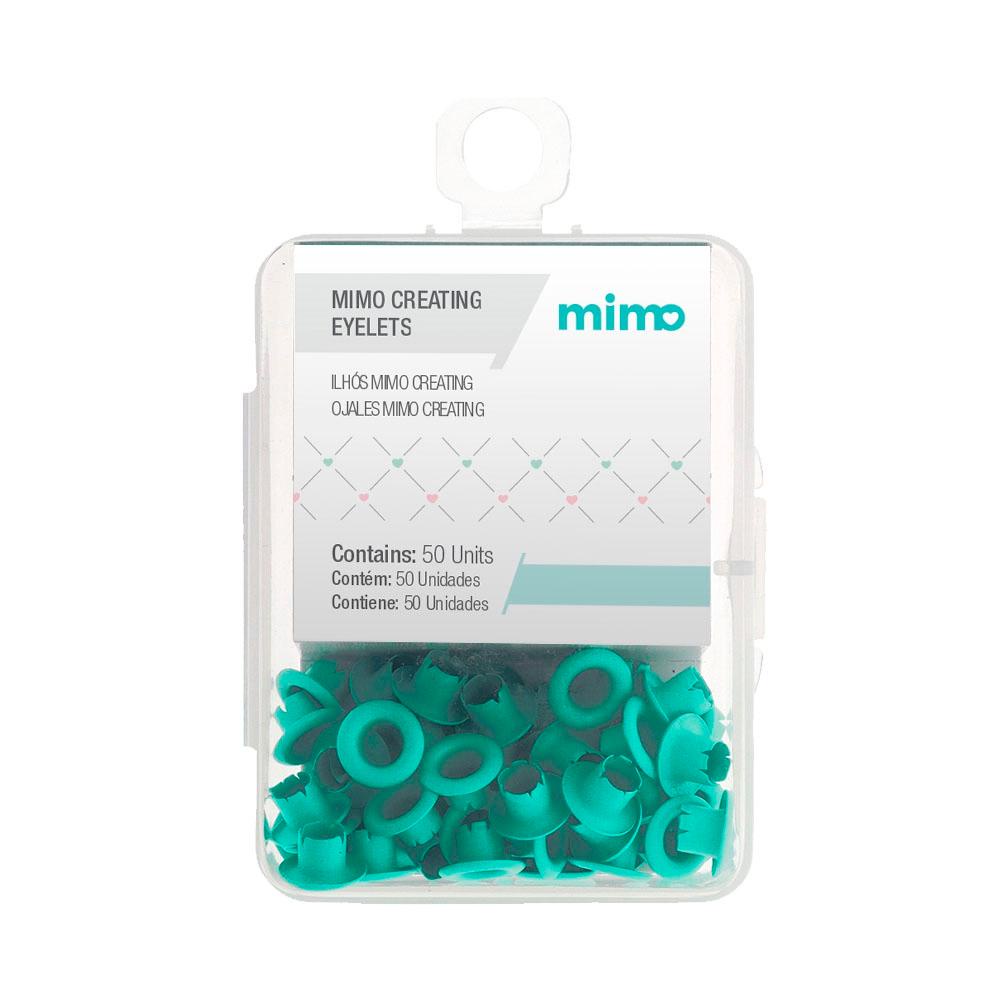 Ilhós Mimo Creating - Redondo - Verde Menta - 4,5 mm - 50 Unids em Oferta na Shopee