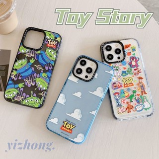 Caixa Para iPhone 11 15 14 Pro Max 13 Brinquedo De Brilhante E Fofo Desenhos Animados História Alienígena Nuvens Transparentes À Prova De Choque TPU Anti-Riscos Capa Protetora Queda 12