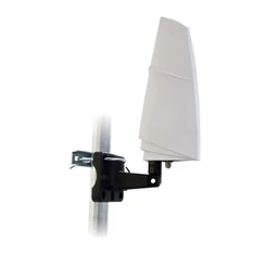 Antena Interna E Externa Digital Megatron Branca C/ Cabo Coaxial