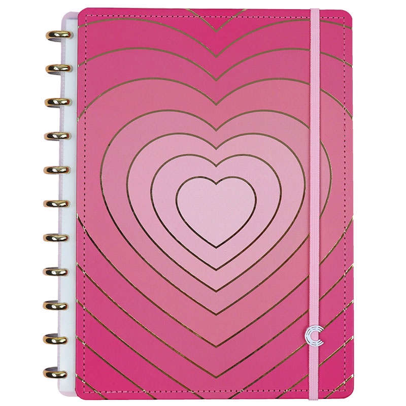 Caderno Inteligente grande Golden Love CIGD4128