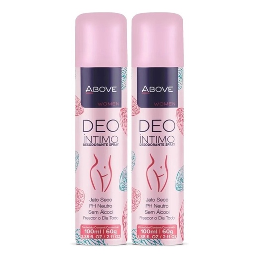 Above Deo Intimo Floral Feminino 100ml (2und) em Oferta na Shopee