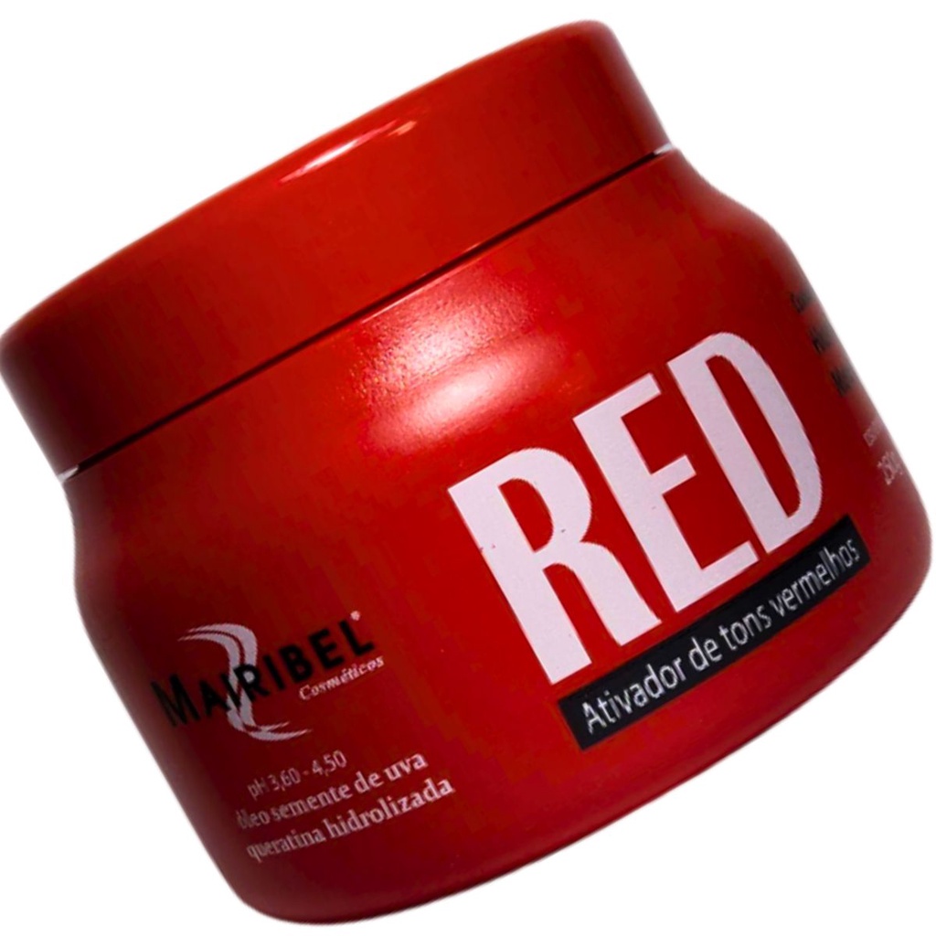 Matizador Ativador Tom Red Vermelho 250g Mairibel Original