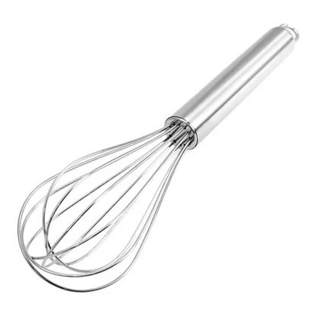 Batedor De Ovos Fuet 31 cm Grande Inox Cozinha Culinária