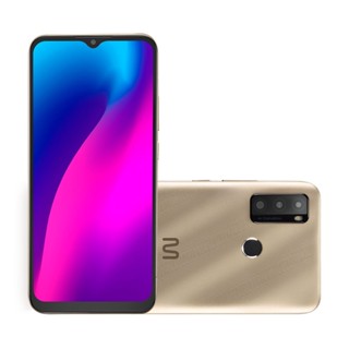 Smartphone Multilaser G Max 2 4G 64GB Tela HD+ 6.5 pol. Dual Chip 2GB RAM Android 11Go Quad Core - Dourado - P9169