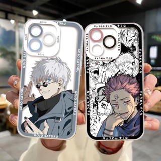 Popular Capa Para Telefone Jujutsu Kaisen Gojo iPhone 14 13 11 12 Pro Max XR XS 6 6s 7 8 Plus SE 2020 Proteção Total À Prova De Choque Satoru Macia E Transparente TPU