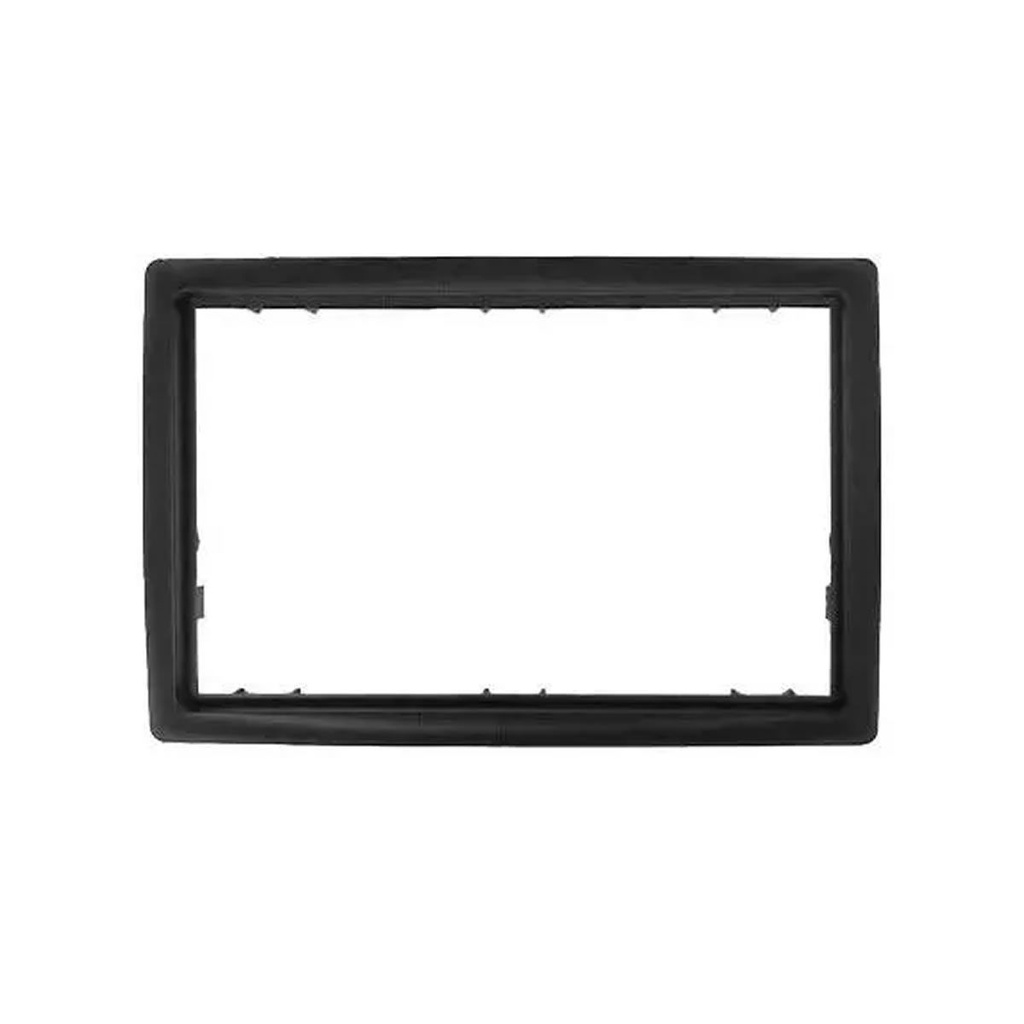 Moldura De Painel 2 Din Renault Megane e Megane Grand Tour 2007 até 2012 Preta — imagem 2 de 2