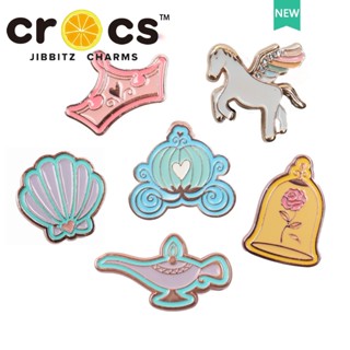 jibbit cross charms Metal Shoe Buckle Hole Shoe Acessórios Aladdin Magic Lamp Novos cross Metal Acessórios de Metal Bijuteria Conto de Fadas Bijuteria