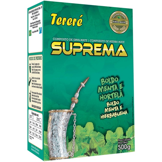 Erva Mate para Tereré Suprema - Boldo Menta e Hortelã