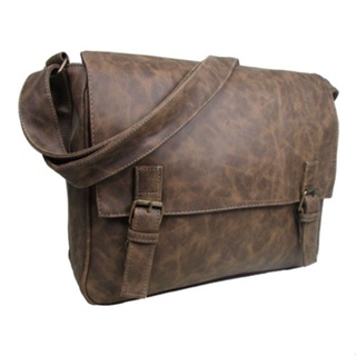 Bolsa Carteiro Pasta Tiracolo Couro Sintético Reforçado em Oferta na Shopee