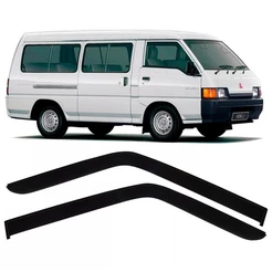 Calha de Chuva Defletor Mitsubishi L300 2 Portas Ecoflex