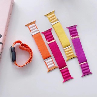 Pulseira De Nylon Para Relógio De Maçã Série 3 5 SE 6 7 8 4 iwatch Ultra 49mm 45mm 41mm 44mm 40mm 38mm 42mm