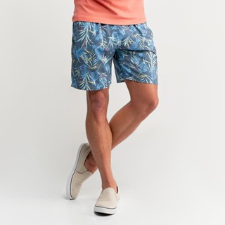 Shorts Masculino Azul Marinho Estampado