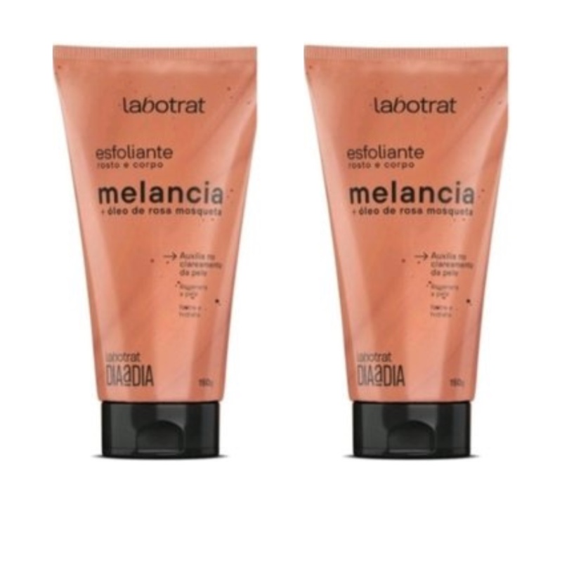 2 und Esfoliante Melancia Corpo e Rosto 150g Labotrat em Oferta na Shopee
