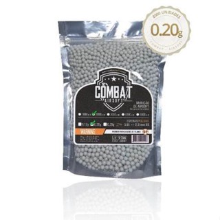 Esferas Bbs 0,20g 2000un 6mm - Combat