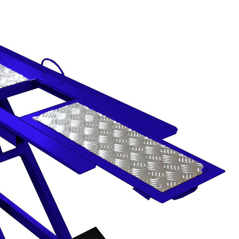Detalhes do Rampa Pneumática Azul para Motos 250Kg com 1 Pistão Mecânica Borracharia - FortG
