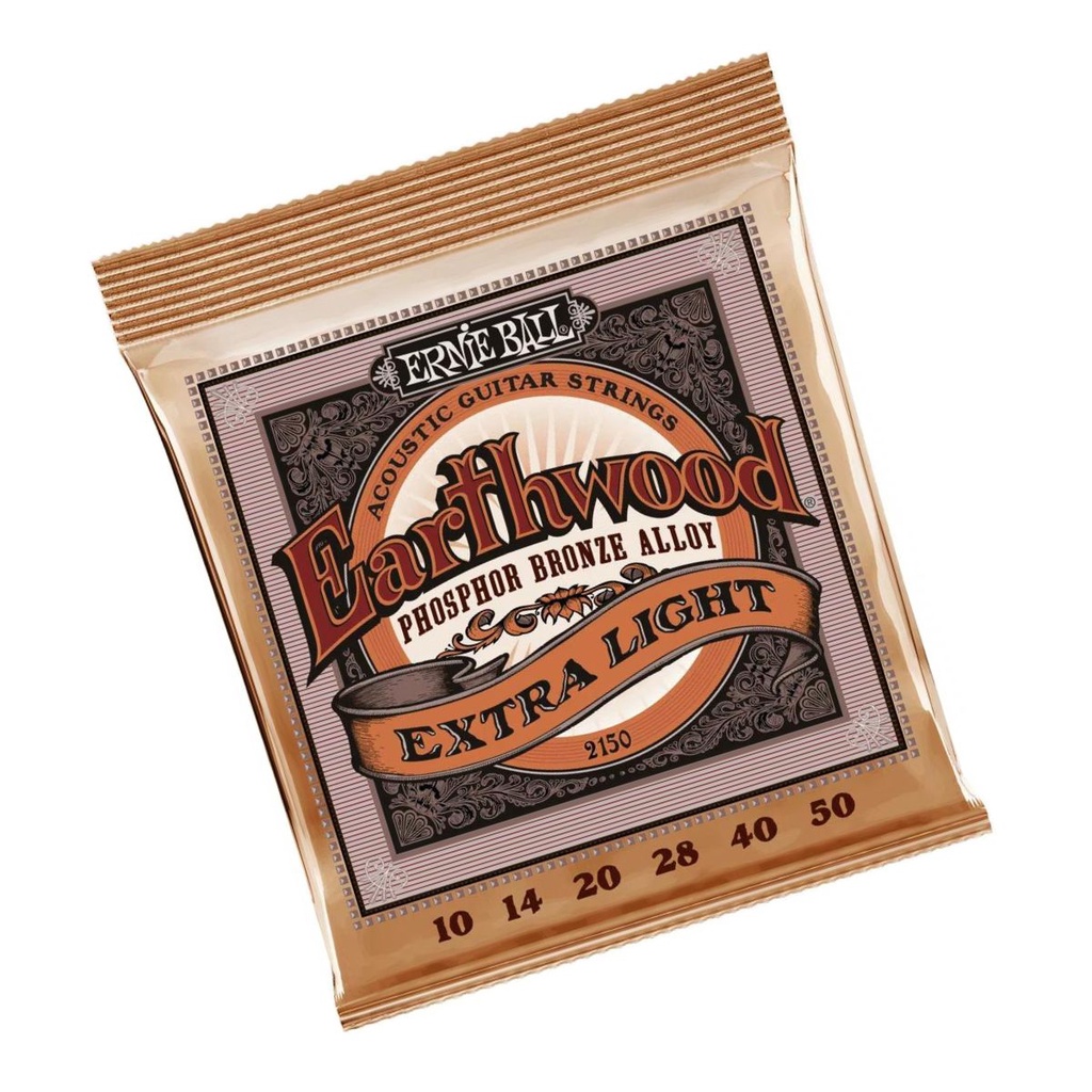 Encordoamento Violão Aço 010 Ernie Ball Earthwood Tensão Extra Leve — imagem 2 de 2