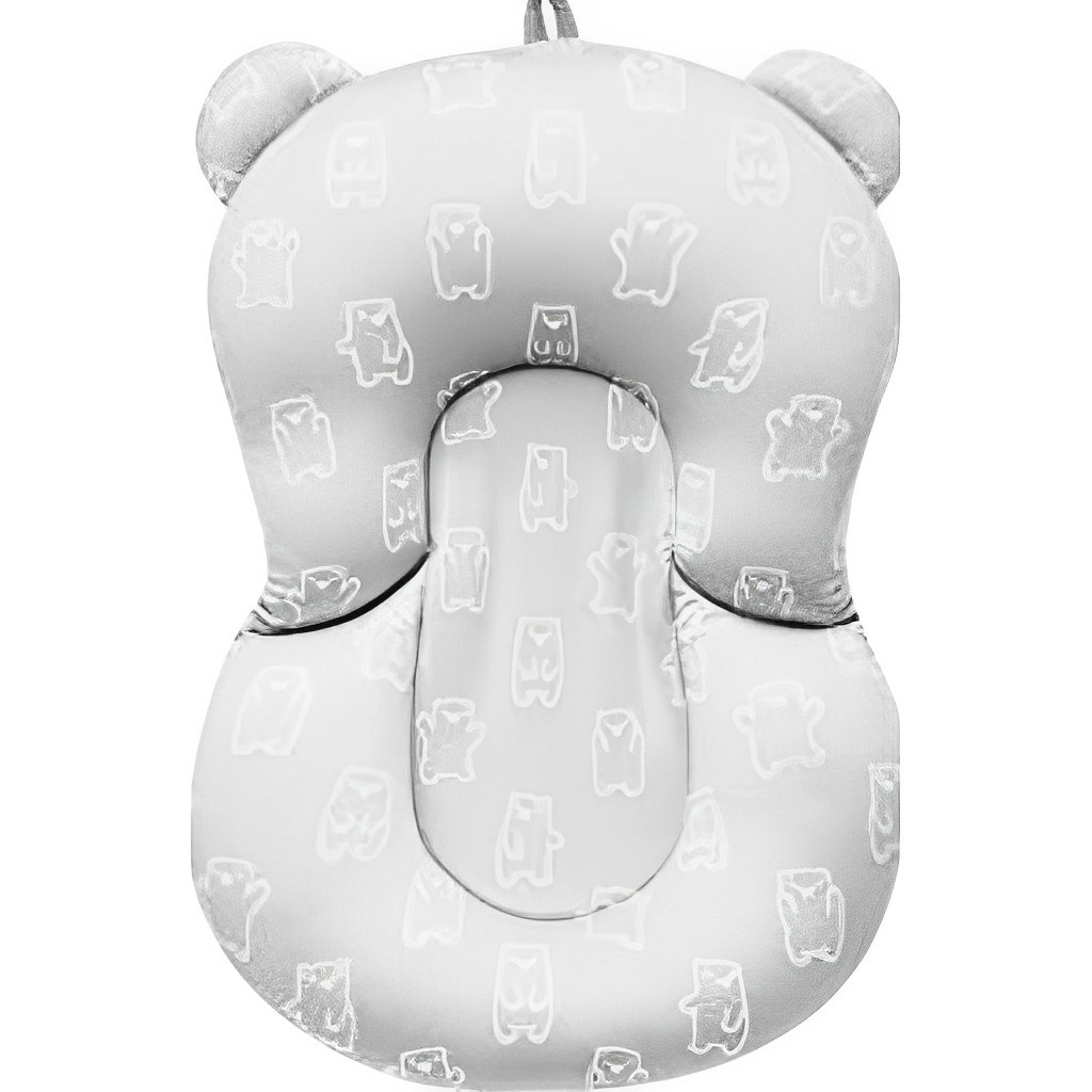 Almofada de Banho Para O Bebê Ursinho Cinza 12752 - BUBA - Mom & Baby