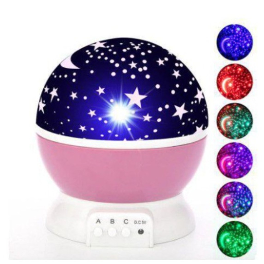 Abajur Luminaria Rotativa Projetor Globo Estrela em Oferta na Shopee