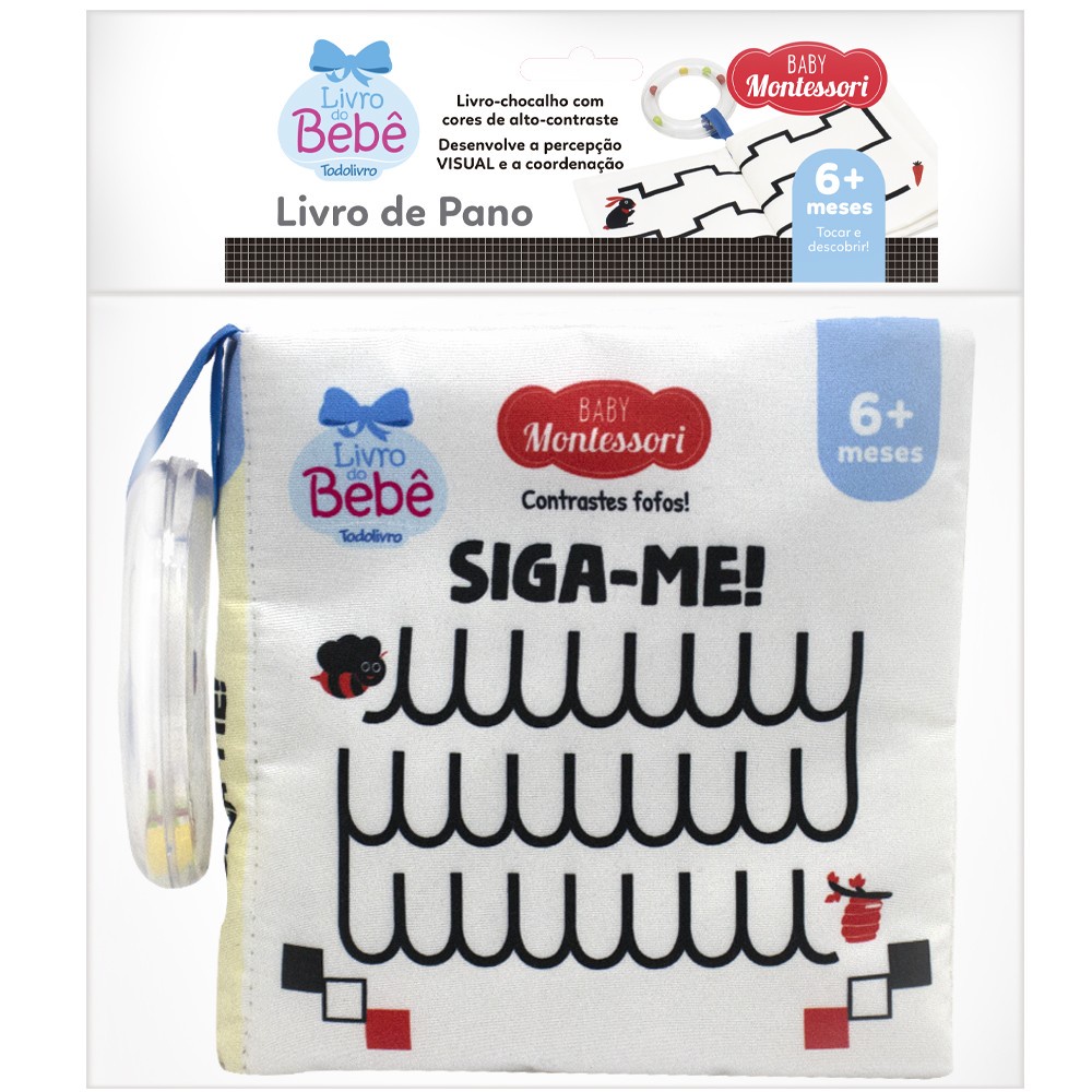 Baby Montessori - Contrastes Fofos - Siga-me