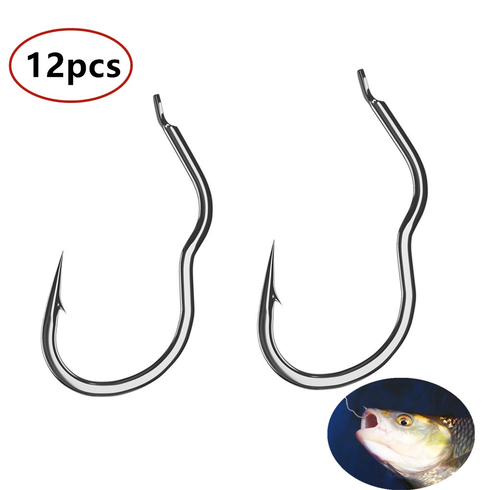 Anzol De Pesca Automático Mata Kail Pancing Anti-Running Fish Drop Line Double Barb Com Titânio Manganese Alloy Magic Handy