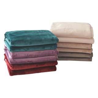 Kit 4 Mantas Lisas Casal Padrao Fleece Soft Toque Suave Cores Sortidas