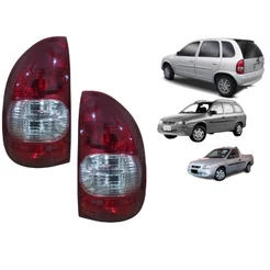 Lanterna Corsa Pickup Wagon 2000 2001 2002 Bolha Bicolor