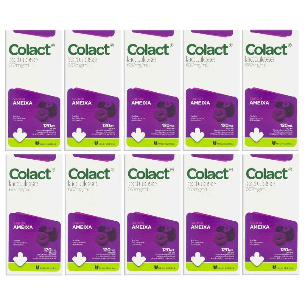 Kit Colact Sabor Ameixa Com 10 Unidades De 120ml Cada em Oferta na Shopee
