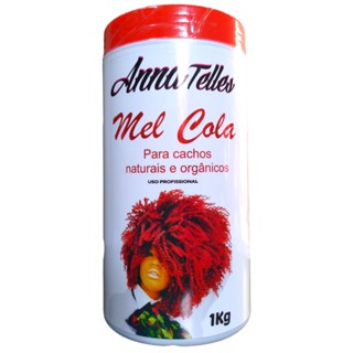 Mel Cola Anna Telles 1kg: Linha Profissional, Definicao e Fixaçao dos Cachos.