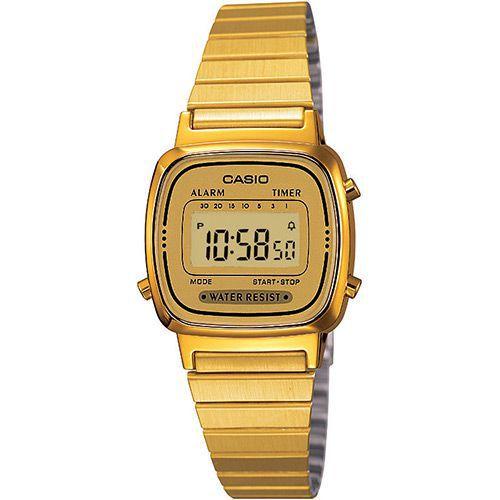 Relógio Casio feminino dourado vintage mini LA670WGA-9DF. Estilo, charme e presente ideal para mulheres em Oferta na Shopee