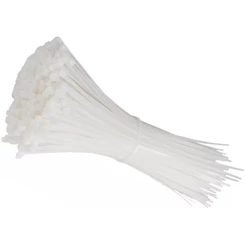 ABRACADEIRA DE NYLON- 3.6MM x 400MM - BRANCA - GYAN017W
