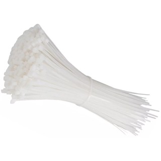 ABRACADEIRA DE NYLON- 3.6MM x 400MM - BRANCA - GYAN017W