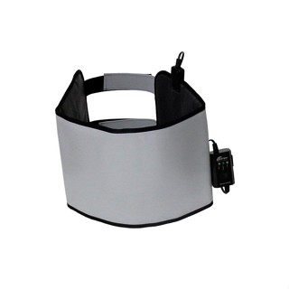 Manta Térmica Termotek Abdominal Luxo 27 x 97 cm - Prata - Estek