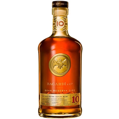 Rum Bacardi Gran Reserva Diez - 10 Anos 750ml