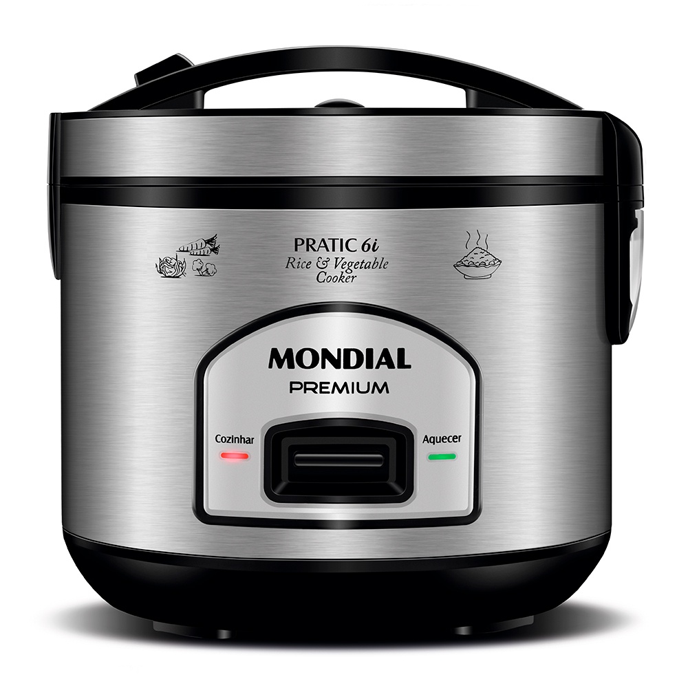 Panela Elétrica Mondial Pratic 6L PE-43-6X 500w 127v - Home Appliances