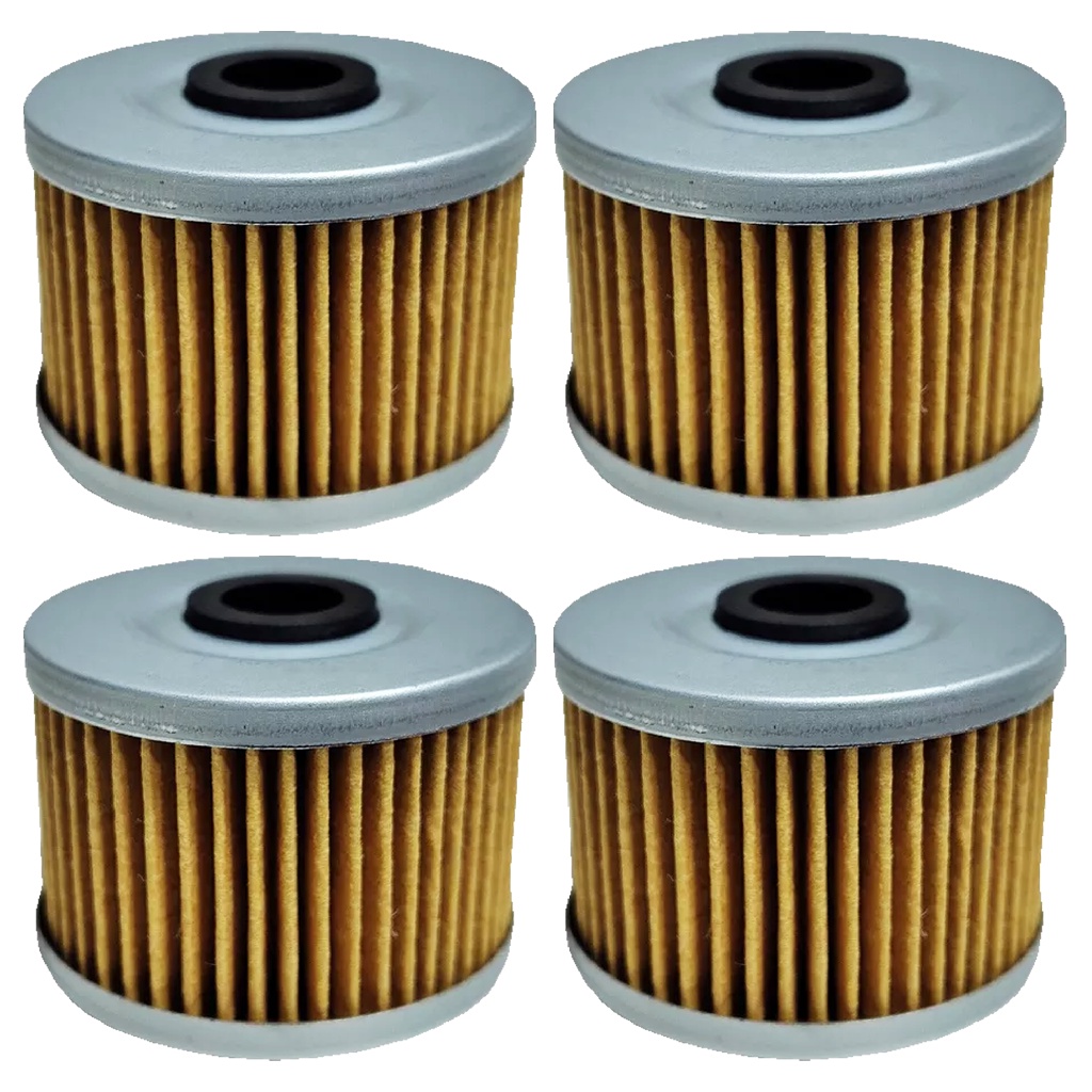 Kit 04 Filtro Oleo Cbx 250 Twister Cb 300 Xre 300 Nx 400 Falcon Xlx 250
