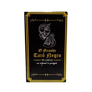 Baralho O Grande Tarot Negro 78 Cartas Com Manual Novo