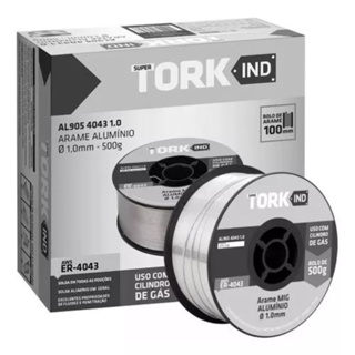 ARAME SOLDA MIG ALUMÍNIO PARA USO COM GÁS 1,0MM SUPER TORK em Oferta na Shopee