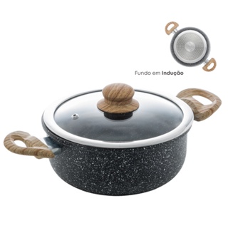 Panela Caçarola Antiaderente Cerâmica 20cm Cooktop Fogão Indução Wolff Avulsa em Oferta na Shopee